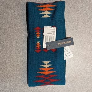 NWT Pendleton Merino Wool Headband Fleece Lined